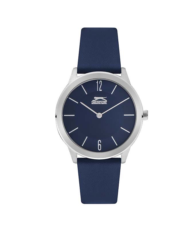 SLAZENGER Ladies Blue Leather Strap SL.09.6380.3.02 SLAZENGER